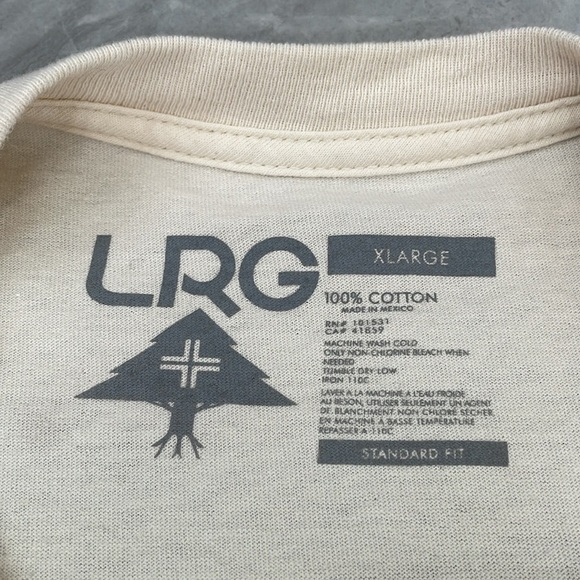 Men’s LRG Lifted Research Group Safari Cotton Short Sleeve Shirt XL - Picture 15 of 15